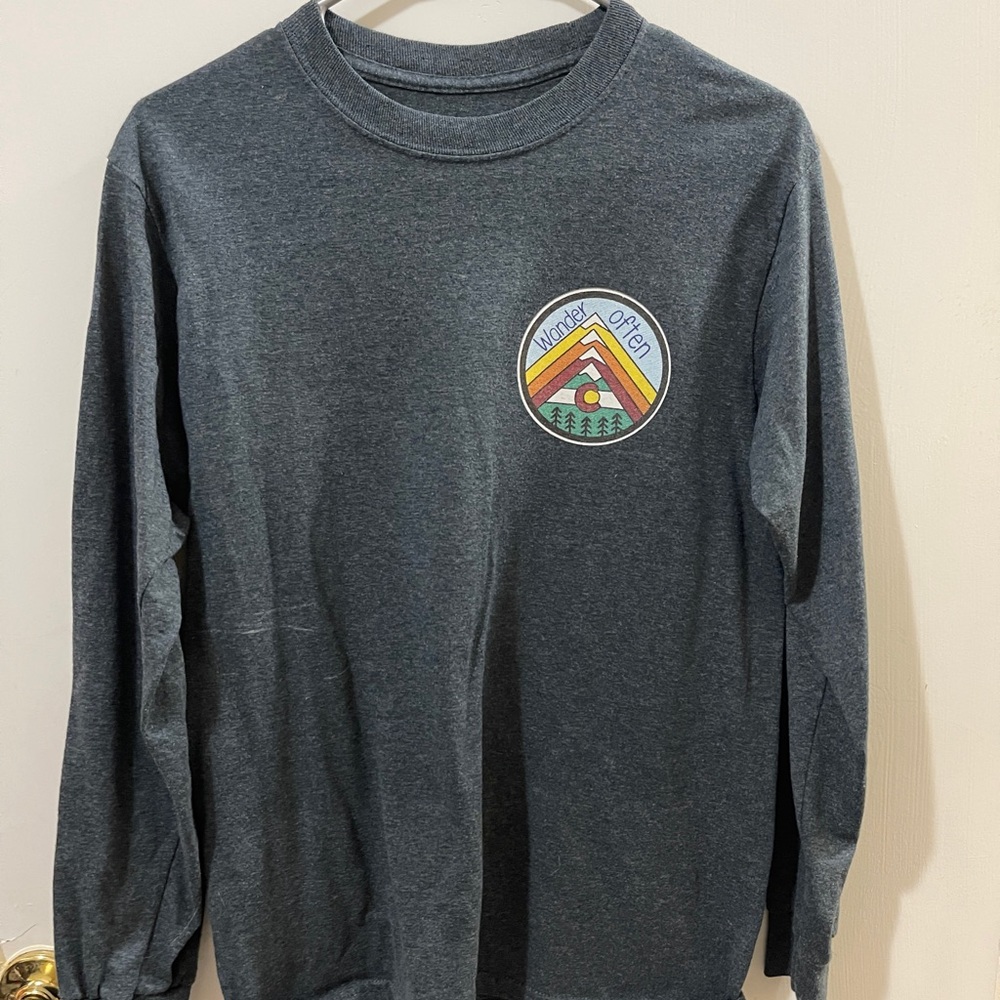 Gray Long Sleeve Shirt